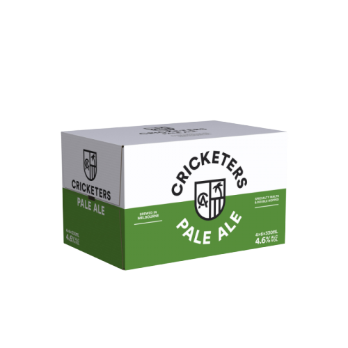Cricketers pale ale box